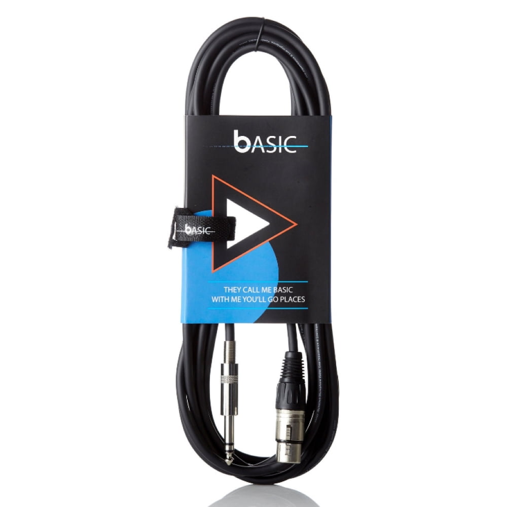 Cable Xlr Hembra A Jack 6.3 Mm Estéreo 5 Metros Bespeco Bsmc 500