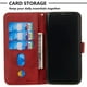 thumbnail image 5 of Funda con Cremallera para Samsung Galaxy S9 Plus, Carcasa Cartera de Cuero PU con Soporte y Tarjetero, 5 of 5