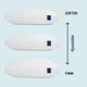 thumbnail image 4 of Pillows ACCURATEX Hybrid, espuma viscoelástica triturada, tamaño estándar, 4 of 7