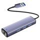 thumbnail image 2 of Hub USB IVSHOWCO 4 en 1 USB 3.0 con Ethernet Gigabit, 2 of 7