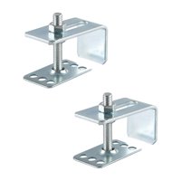 Magideal - 2 X Clips Para Fregadero Debajo Del Gabinete Soportes Para Fregadero Soportes Para Trípode Universales Resistentes Clips Para Fregadero De Cerámica Pa A