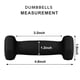 thumbnail image 2 of Par de Mancuernas Balelinko para Gimnasio en Casa 5 kg Negro Noche, 2 of 7
