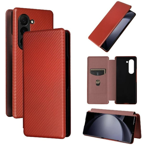 Funda Flip para FOXDOCK Samsung Galaxy Z Fold 6 5G - Funda magnética de negocios, funda protectora delgada