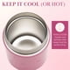 thumbnail image 3 of Frasco de Alimentos Paris Hilton 350ml Acero Inoxidable Aislado Rosa, 3 of 7