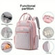 thumbnail image 1 of 1pc Fashion Large Capacity Backpack, Multifunctional Handheld Waterproof Bag, Thermal Insulation Bag Feeding Bottle Holder, Fashion Mommy Father Bag, Dry And Wet Separate Storage Bag, 1 of 2