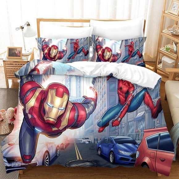 The Avengers Soft B Quilt Duvet Cover Set Pillowcase Home Textiles Bedclothes3-Piece Bedding Set