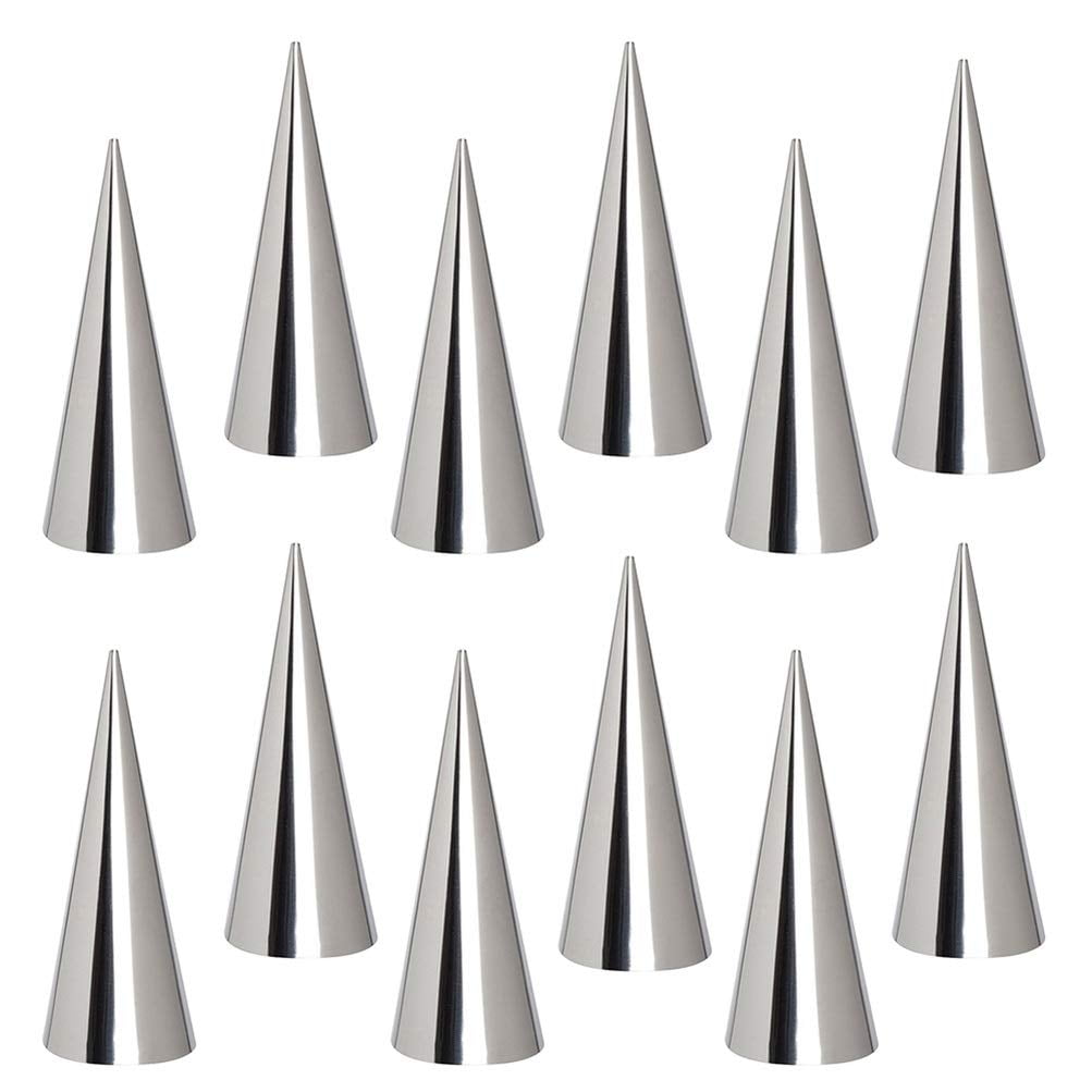 Disparo - Set De 72 Moldes Con Forma De Cono Para Cannolis Y Croissants