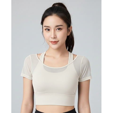 Flix Spa - Peto Deportivo Corto Mujer Elasticado Fitness