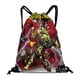 thumbnail image 1 of Kamen Rider Mochila de Cuerdas para Deportes y Gimnasio, Bolsa de Cuerdas Resistente al Agua, Bolsa Cinch, 30×40cm, 1 of 6