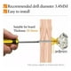 thumbnail image 4 of 20 piezas Mango De Cristal Con Forma De Diamante Para Cajones, 4 of 6