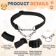 thumbnail image 3 of Collares de Cadena para Perros Uxcell, Collar para Perros sin Tirones Ajustable Reflectante de Nylon con Cadena de Acero Aleado, (XL-28 Pulgadas, Negro), 3 of 7
