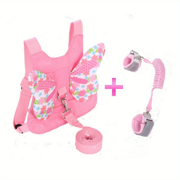 3 In 1 Toddler Harness Leashes- Baby Leash&Anti Lost Wrist Link, Kids Safety Traction Strap Belt For 1-5 Years Children Walking,Suitable For Boys/Girls