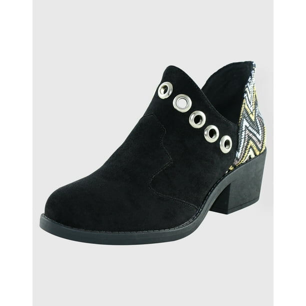 Botin ojetillos origen Negro Danicolle