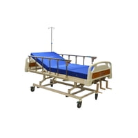 Glomed - Cama Clínica Manual 3 Pos Plus + Colchón 4 Pliegues 10Cm