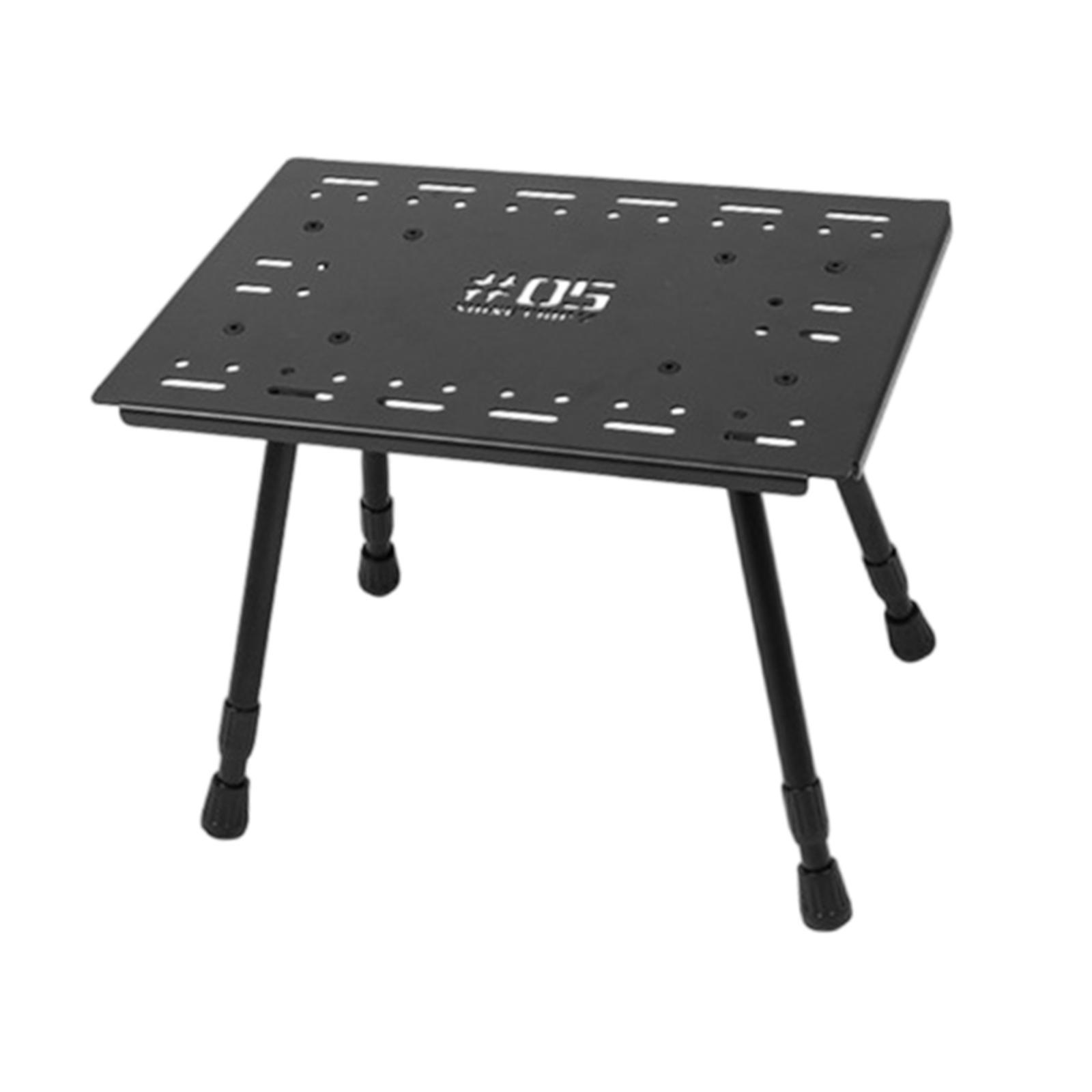 Magideal - Mesa De Campamento Mesa Al Aire Libre De Aluminio Múltiple Aleación De Aluminio Ultralight Lintern Plegable Mesa Plegable Para Viajar Patio De Jardín