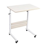 Concepts Life - Mesa Escritorio De Madera Con Ruedas