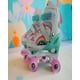thumbnail image 4 of Patin 4 Ruedas Con Luces Y Kit Talla M 35 38 Blanco, 4 of 4