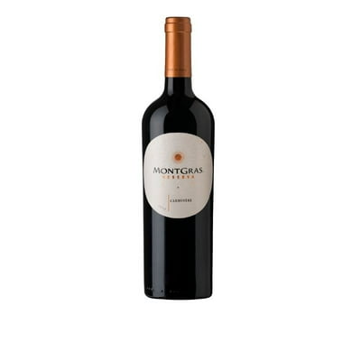 Vino Tinto Carmenere Reserva 13,5° Botella 750 Cc Montgras