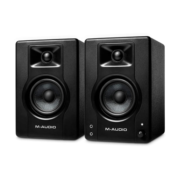 Studio Monitors M-Audio BX3 3.5 HD - Par de altavoces para PC (120 W), color negro
