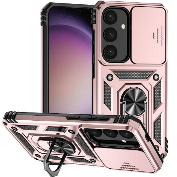 Estuche GANGXUN para Samsung Galaxy S24 Plus, soporte giratorio 360°, estilo mecánico y magnético