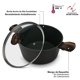 thumbnail image 2 of Olla Antiadherente Cuisine Tapa De Cristal 2.6 litros Fissman, 2 of 10