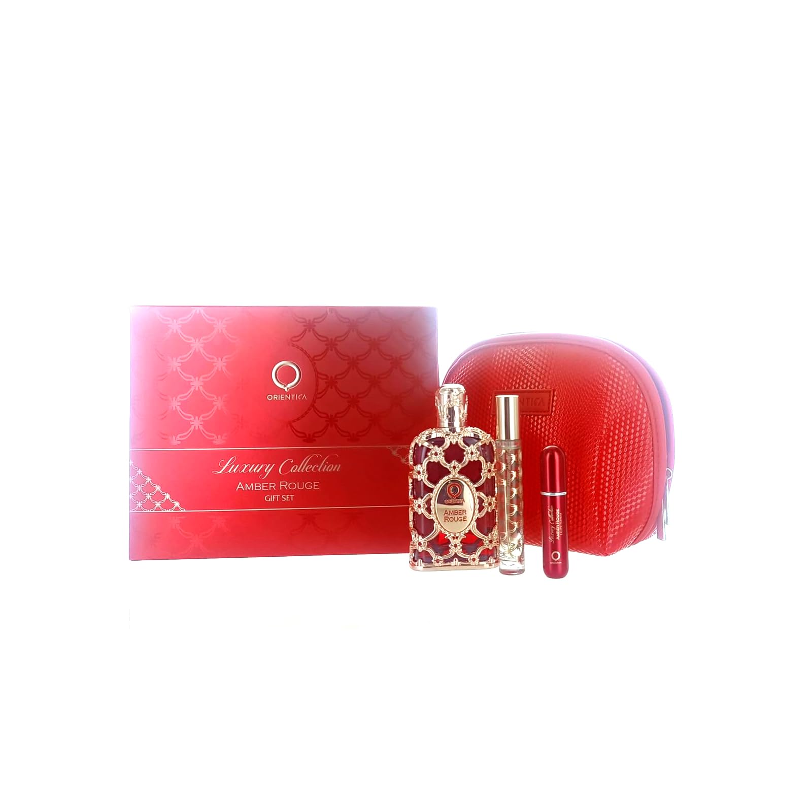 Set De Perfume Orientica Al Haramain Amber Rouge 80 Ml Unisex