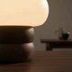 thumbnail image 3 of Lámpara de Mesa Velador SLVJE Cloud E27 Impresa en 3D 25 cm Chocolate + Ampolleta, 3 of 3