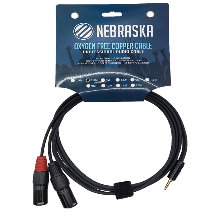 Cable Mini Trs A 2 Xlr Nebraska Sxx018