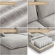 thumbnail image 2 of Sofa Seccional Izquirdo Luciano Resolte Indenpendiente Gris Liso, 2 of 8