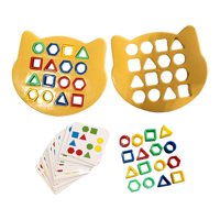 Magideal - Tablero De Forma Profesional Para Cultivar Habilidades De Pensamiento Lógico, Juguetes Educativos Sensoriales Creativos, Regalos Montessori , 2 Jugadores