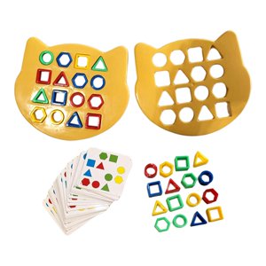 Magideal - Tablero De Forma Profesional Para Cultivar Habilidades De Pensamiento Lógico, Juguetes Educativos Sensoriales Creativos, Regalos Montessori , 2 Jugadores