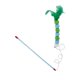 thumbnail image 3 of Cat Wand Toy Teaser Suministros Para Mascotas Gatito Palo Interactivo Jugando Verde, 3 of 5