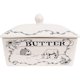 thumbnail image 3 of Creative Co-Op Country Stoneware Butter Dish with Spread the Love, 3 of 3