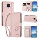thumbnail image 2 of Funda Cartera Trébol para Xiaomi Redmi Note 9S 4G con Ranuras Tarjetas y Carga Inalámbrica Rosa, 2 of 6
