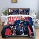 thumbnail image 1 of Football Star Quilt Duvet Cover Set Queen Size Bedding Set3-Piece Bedding Set (1 Duvet Cover + 2 Pillow Shams), 1 of 5