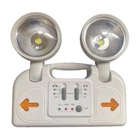 Genérico - Lampara De Emergencia Recargable Con 2 Focos Blanco