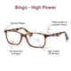 thumbnail image 3 of Lentes de Lectura DEBSPECS +6.00 Aumento Estilo Carey, 3 of 9