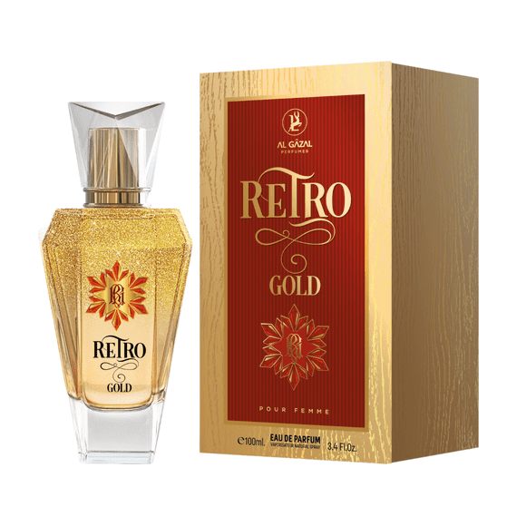 Al Gazal Retro Gold EDP Pour Femme 100 ml
