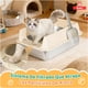 thumbnail image 5 of Arenero Gatos Grande Michis Baño Sanitario Acero Inox Con Pala Color Café, 5 of 10