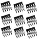 thumbnail image 2 of 100pcs mini dientes de metal peine del pelo clips chica mu?eca horquillas DIY Accs negro, 2 of 5