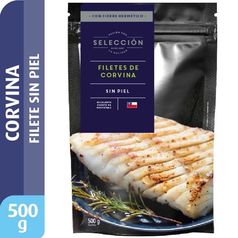 Corvina Filete Premium Sin Piel 500 g Selección