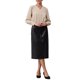 thumbnail image 2 of INSPIRE CHIC Camisa de Trabajo Clásica de Mujer con Botones, Manga Larga, Cuello en V, Top Beige M, 2 of 5