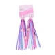 thumbnail image 2 of 2 piezas de streamers de bicicletas empuñaduras de bicicleta longitud de 25cm equilibrio decoración de bicicletas decoración de bicicletas al manillar violeta, 2 of 5