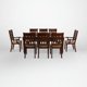 thumbnail image 3 of Comedor Odessa Plus Con 8 Sillas Caoba, 3 of 11