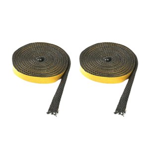 Magideal - Junta Para Estufas De Leña, Reemplaza A La Junta Multifunción Autoadhesiva, Duradera, Práctica, Gris, Cuerda Plana Para Estufas, Puerta De Horno De Ch 3 Mm X 15 Mm X 15 M