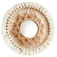 thumbnail image 5 of Espejo colgante de pared bohemio, espejo redondo hecho a mano con flecos de macramé, para sala de estar, dormitorio de bebé, decoración del hogar para Blanco, 5 of 5