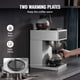 thumbnail image 3 of Cafetera de goteo VEVOR Commercial 12 tazas con 2 garrafas y 2 platos, 3 of 9