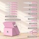 thumbnail image 3 of Juego de cuchillos imarku de 14 piezas rosa con bloque y afilador, 3 of 8