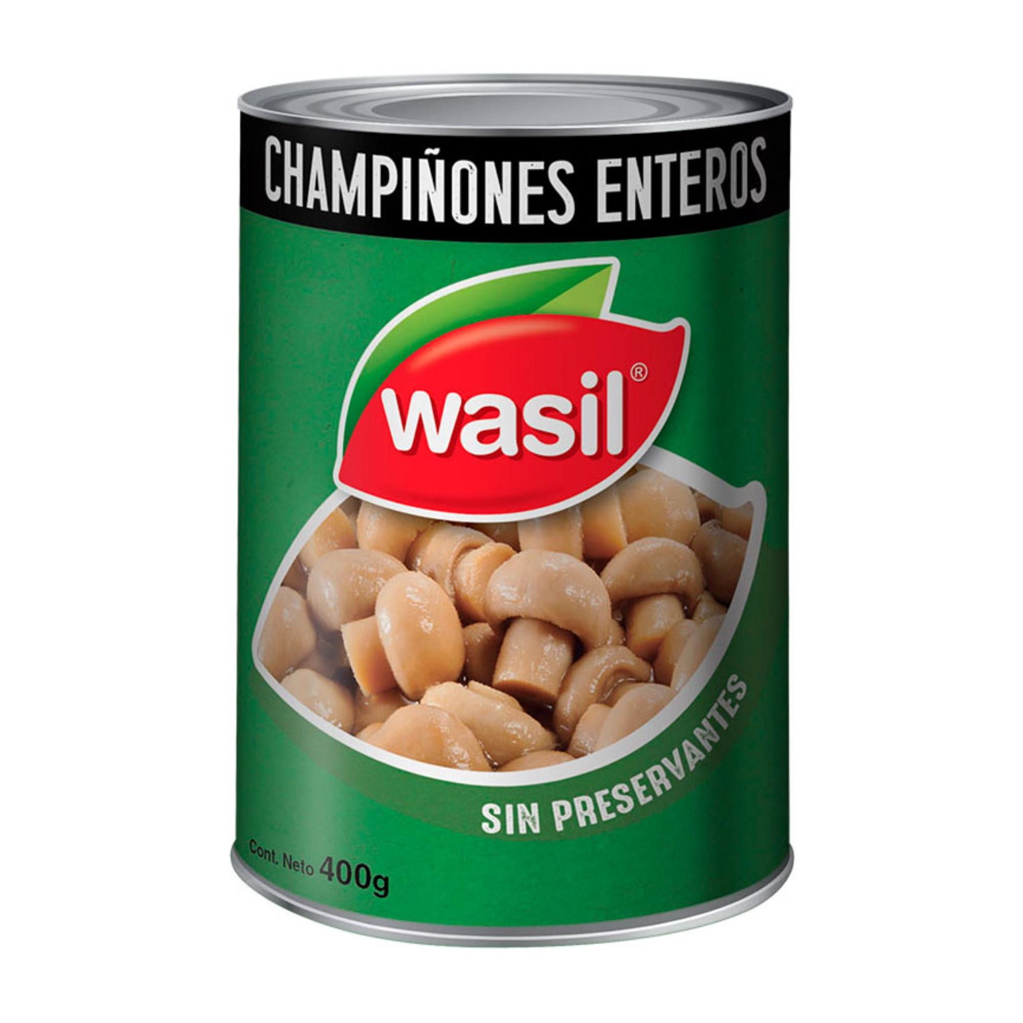Champiñones Enteros Wasil Lata