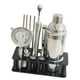thumbnail image 2 of Juego De Coctelera De Acero Inoxidable De 14 Piezas Con Soporte Para Bebidas Mixtas Dad Black, 2 of 3